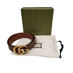 Gucci Brown and Gold Luxury Bag